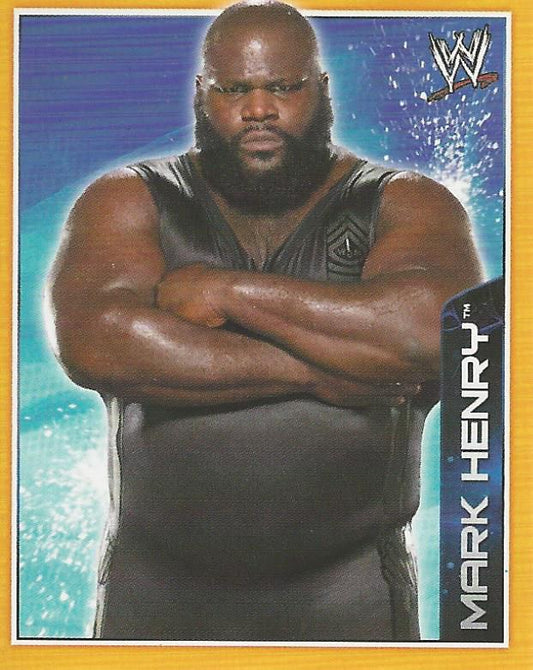 WWE Topps A-Z Sticker Collection 2014 Mark Henry #76
