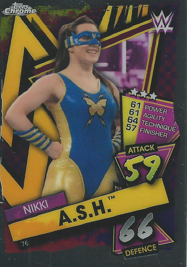 WWE Topps Slam Attax Chrome 2021 Nikki A.S.H #76