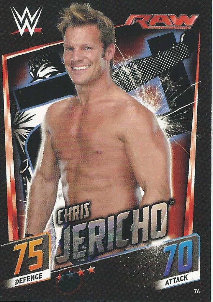 WWE Topps Slam Attax 2015 Then Now Forever Chris Jericho #76