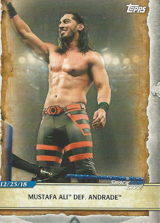 WWE Topps Road to Wrestlemania 2020 Mustafa Ali #76