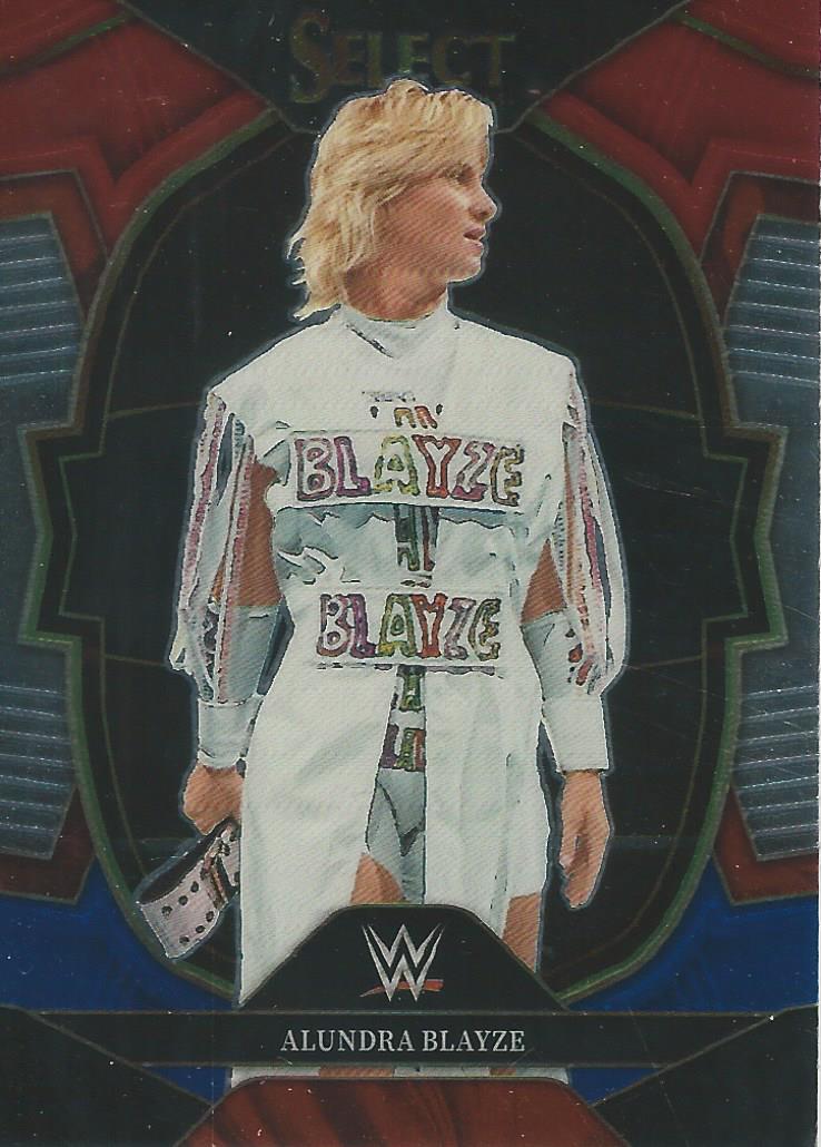 WWE Panini Select 2023 Red/Silver/Blue Alundra Blayze #47