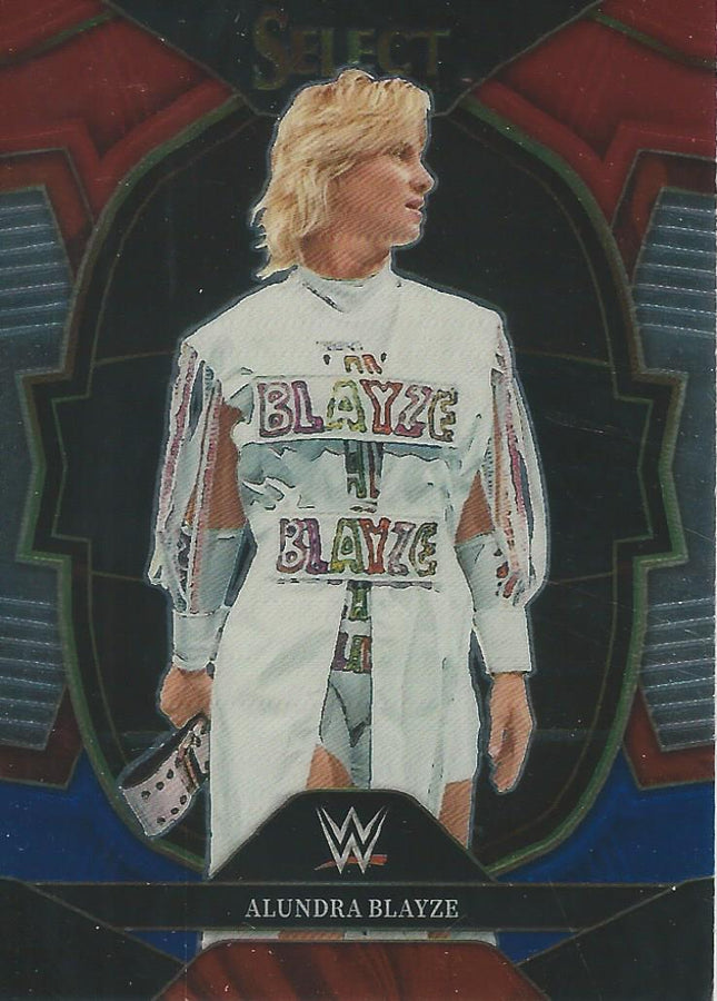 WWE Panini Select 2023 Red/Silver/Blue Alundra Blayze #47