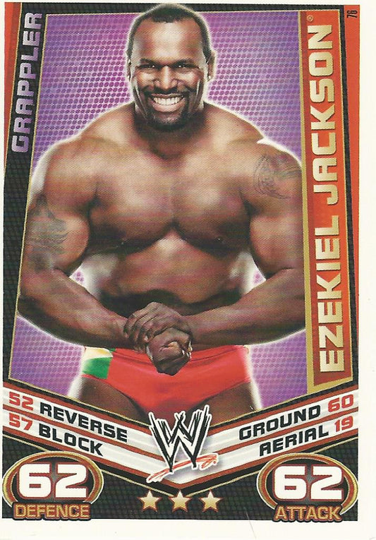 WWE Topps Slam Attax Rebellion 2012 Ezekiel Jackson #76