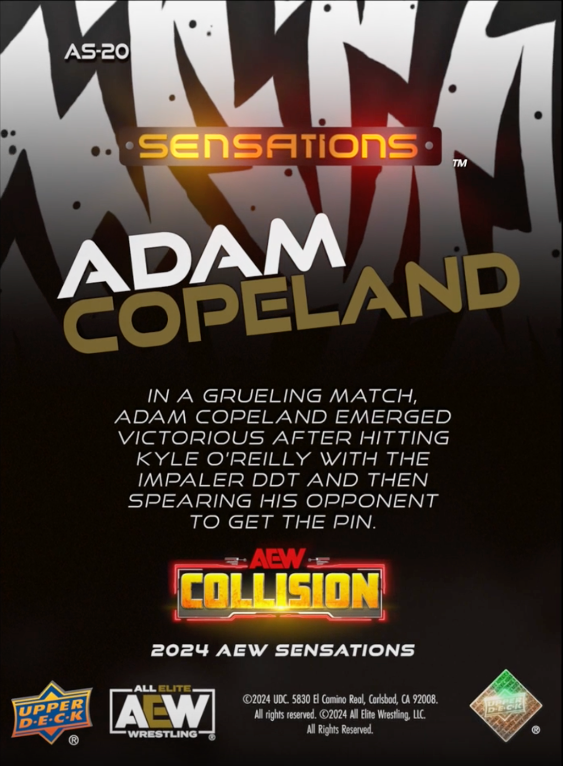 5/11/24 – Adam Copeland – Adam Copeland Retains the TNT Championship With Win Over Kyle O’reilly