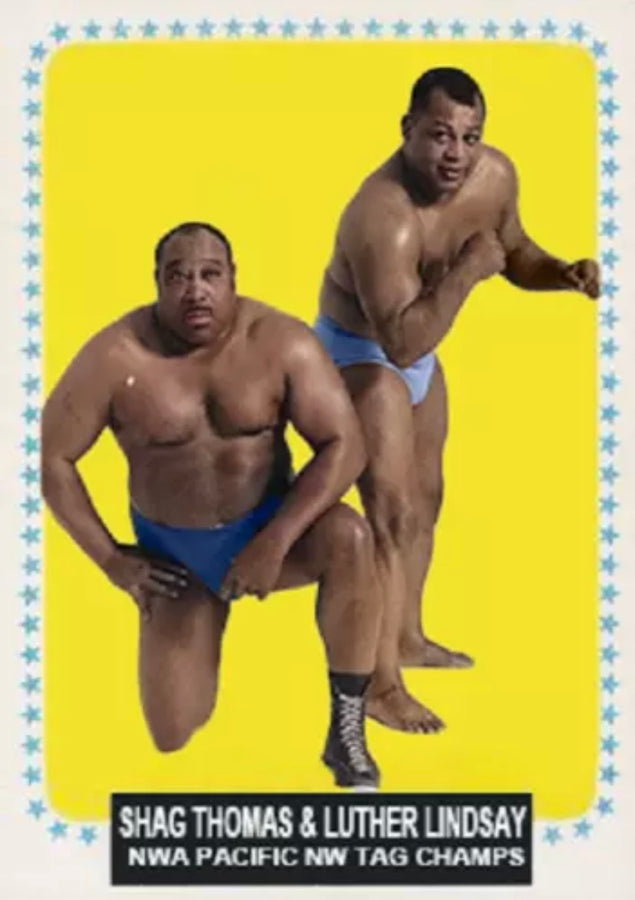 Shag Thomas & Luther Lindsay trading card PW Catalog
