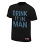 Chris Jericho "Drink It In Man" Authentic T-Shirt T-Shirt PW Catalog