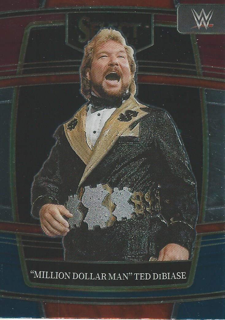 WWE Panini Select 2022 Red/Silver/Blue Million Dollar Man Ted Dibiase #88