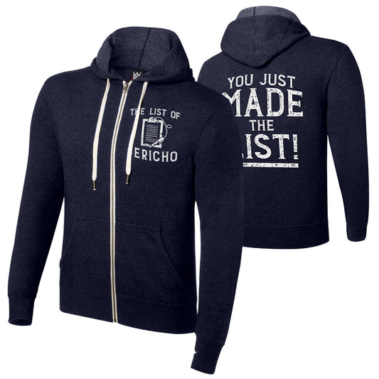 Chris Jericho "You Just Made the List" Lightweight Sweatshirt Hoodie Sweatshirt PW Catalog