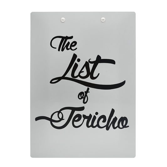 Chris Jericho "The List of Jericho" Clipboard PW Catalog