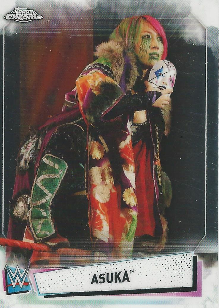 WWE Topps Chrome 2021 Asuka #7