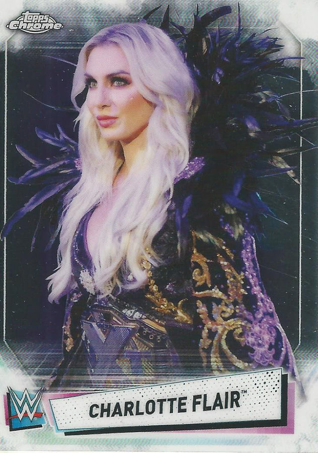 WWE Topps Chrome 2021 Charlotte Flair #12