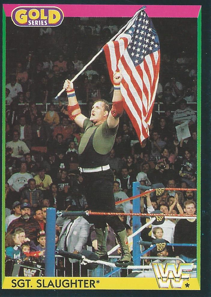 WWF Merlin Gold Series 1 1992 Sgt Slaughter #77