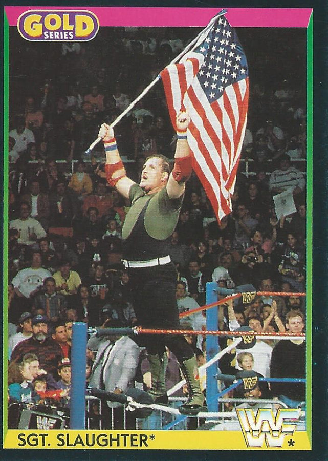 WWF Merlin Gold Series 1 1992 Sgt Slaughter #77