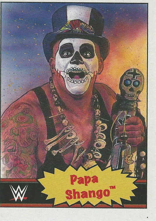 WWE Topps Living Set 2021 Papa Shango #77
