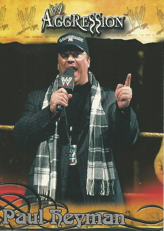 WWE Fleer Aggression 2003 Paul Heyman #77