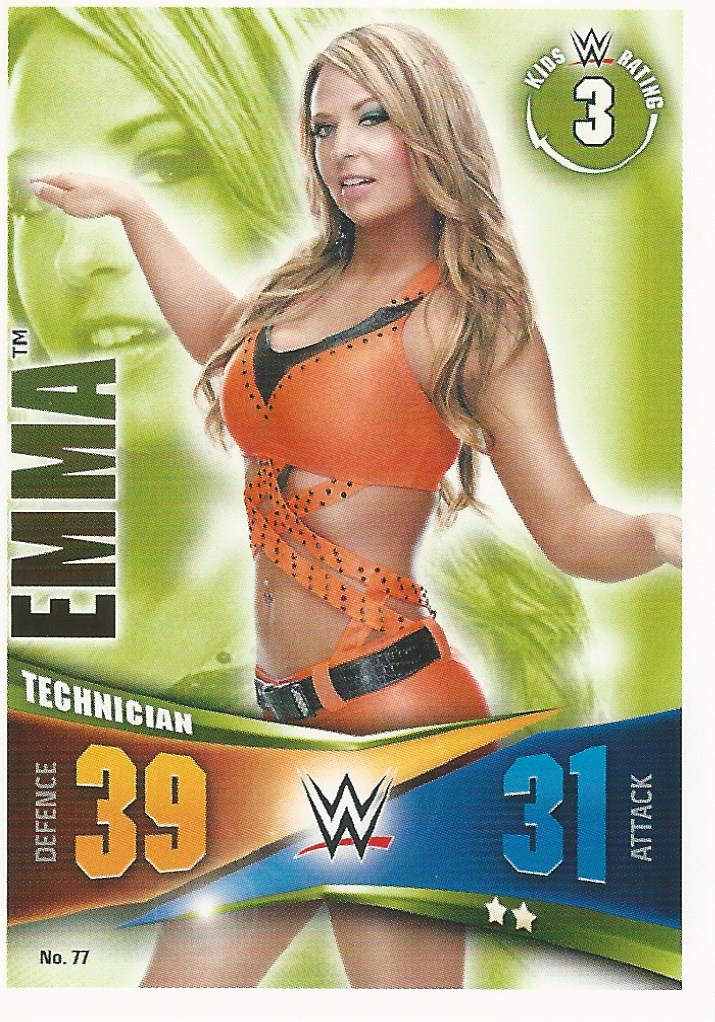 WWE Topps Slam Attax Rivals 2014 Emma #77