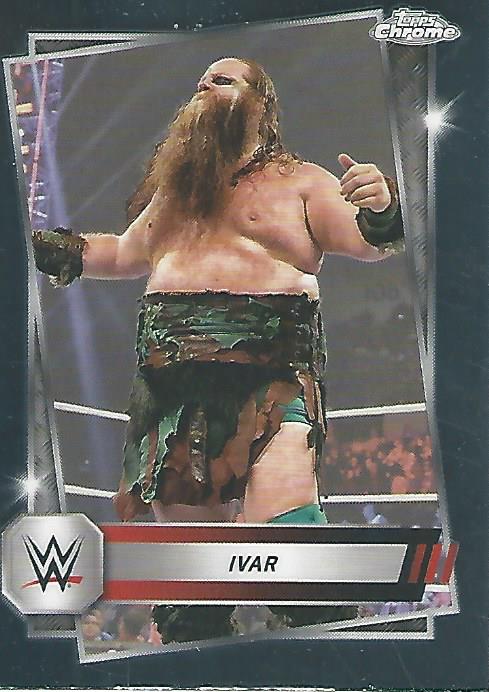 WWE Topps Chrome 2025 Trading Cards Ivar No.77 PW Catalog
