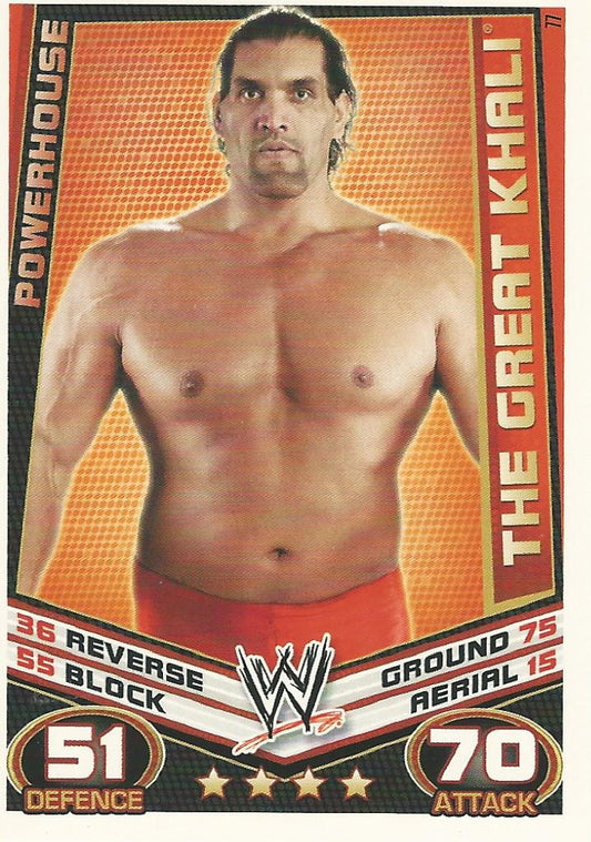 WWE Topps Slam Attax Rebellion 2012 The Great Khali #77