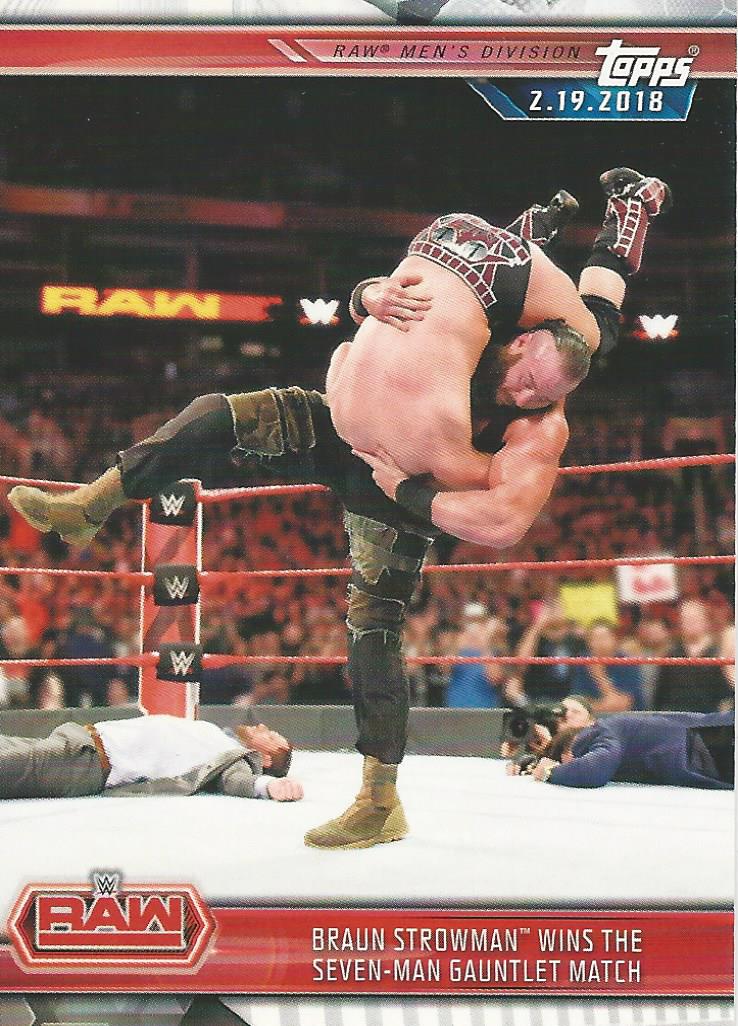 WWE Topps Champions 2019 Braun Strowman #27