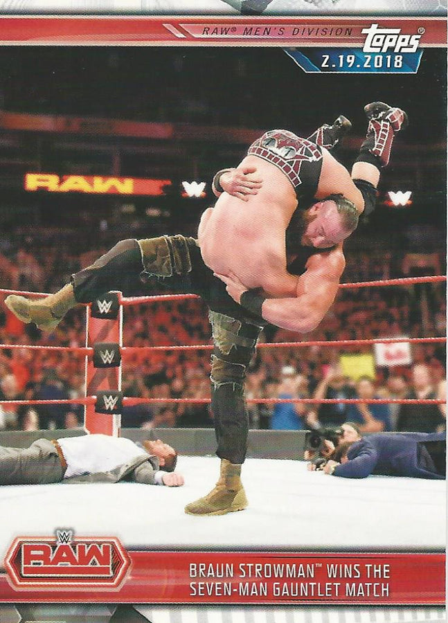 WWE Topps Champions 2019 Braun Strowman #27