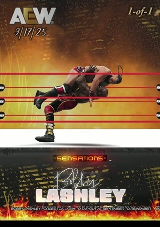 9/17/25 – Bobby Lashley – Bobby Lashley Forces TOA Liona to TAP Out at September to Remember trading card PW Catalog