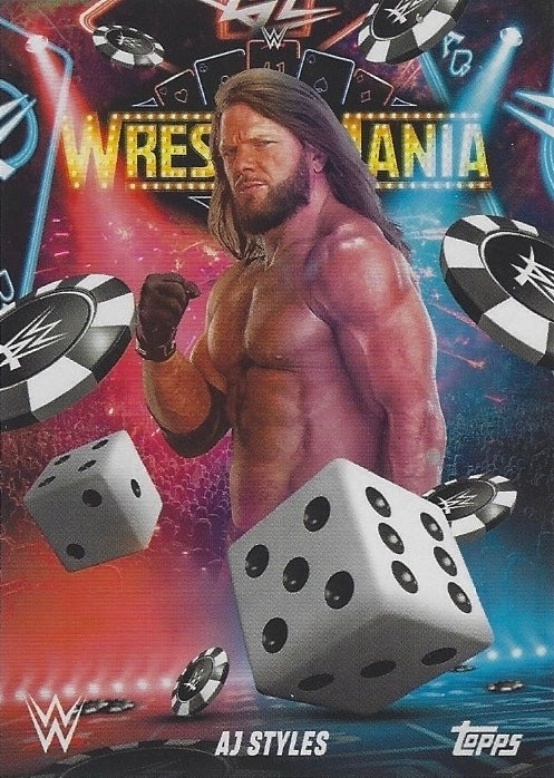 AJ Styles trading card PW Catalog