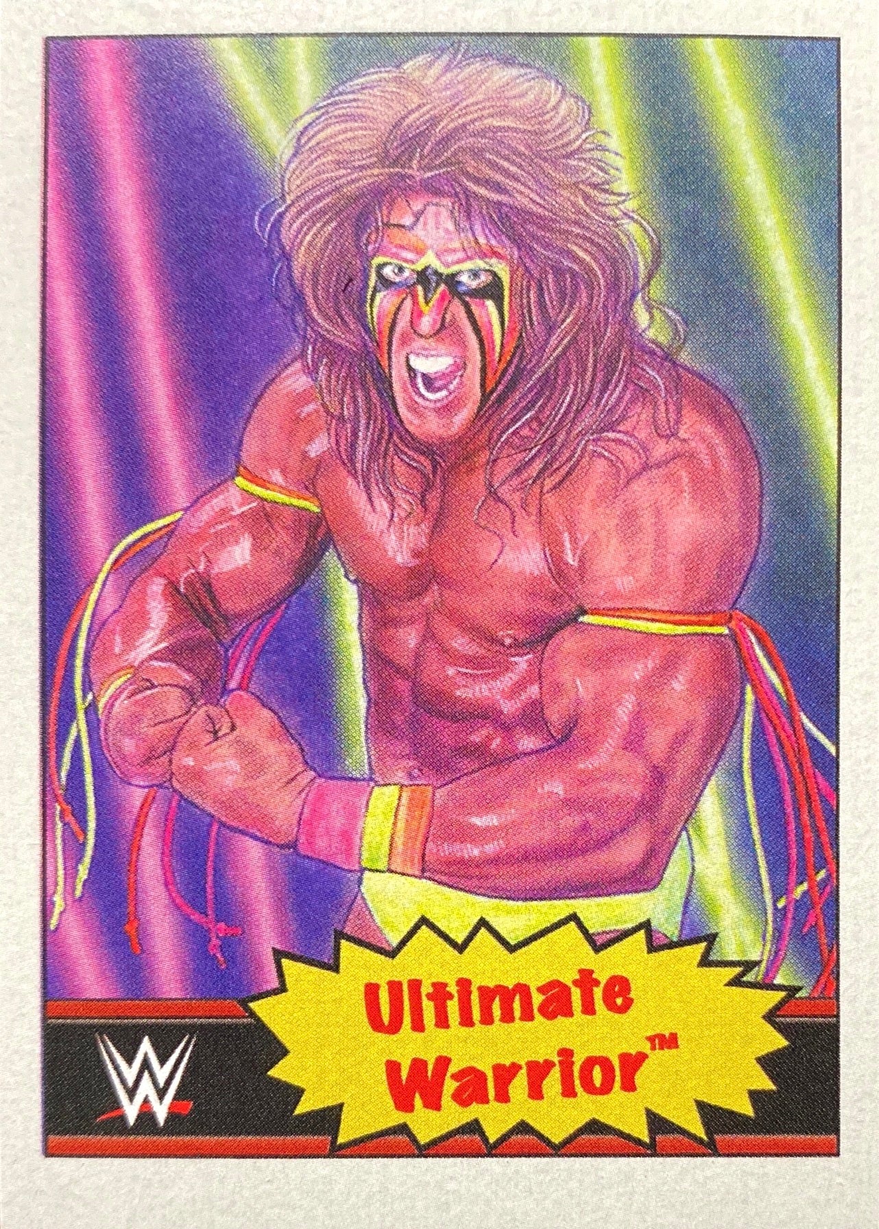 Ultimate Warrior trading card PW Catalog