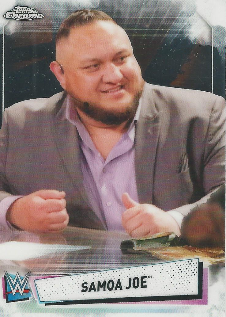 WWE Topps Chrome 2021 Samoa Joe #39