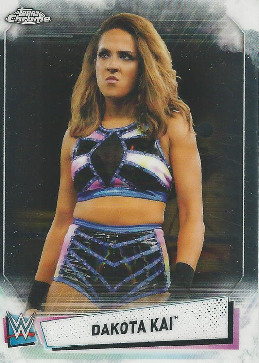 WWE Topps Chrome 2021 Dakota Kai #79