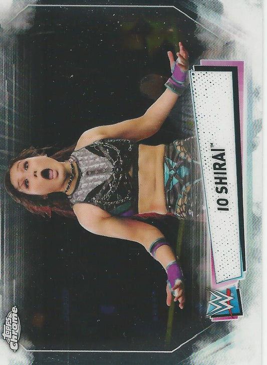 WWE Topps Chrome 2021 Io Shirai #83