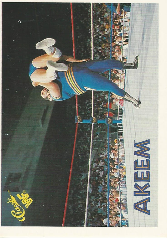 WWF Classic Trading Cards 1990 Akeem No.78 trading card PW Catalog