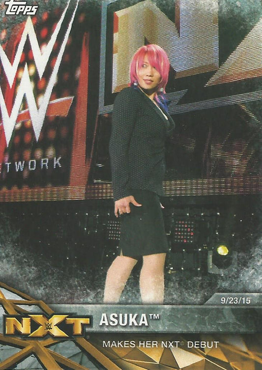 WWE Topps Women Division 2017 Asuka NXT-4