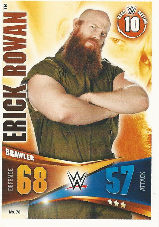 WWE Topps Slam Attax Rivals 2014 Erick Rowan #78