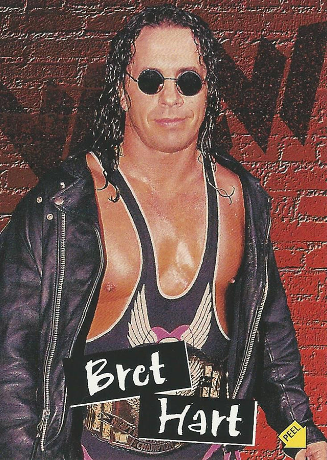 WCW/NWO Topps 1998 Bret Hitman Hart S8 trading card PW Catalog