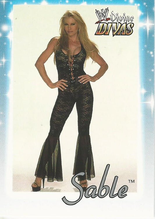 WWE Fleer Divine Divas 2003 Sable #78