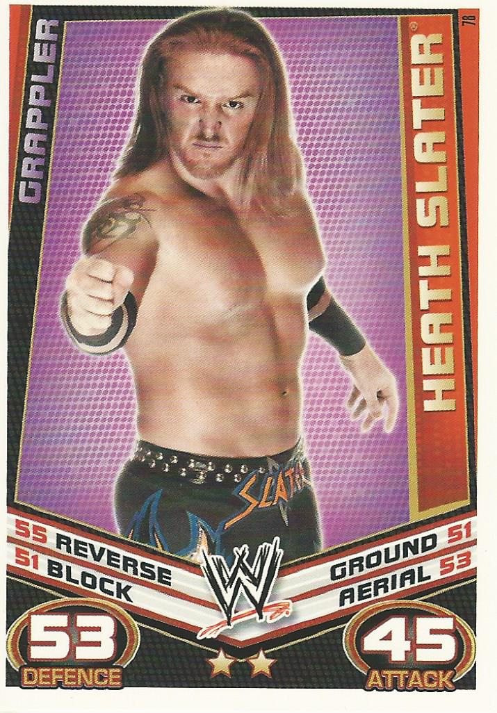WWE Topps Slam Attax Rebellion 2012 Heath Slater #78