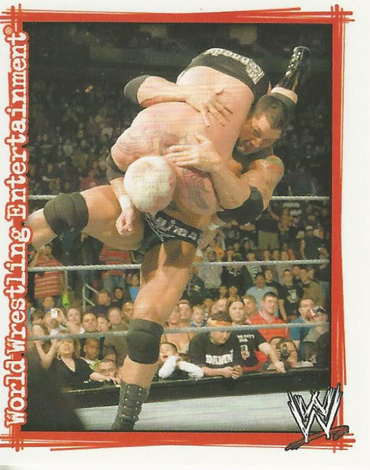 WWE Topps Superstars Uncovered 2007 Sticker Batista #78