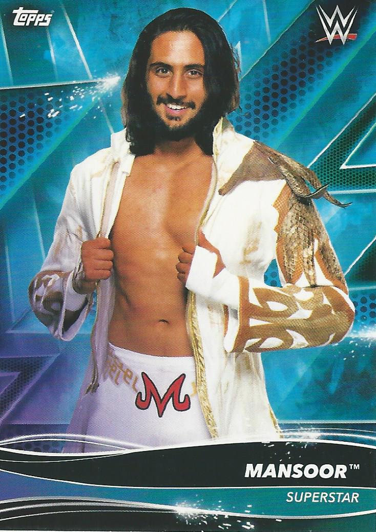 Topps WWE Superstars 2021 Mansoor #78