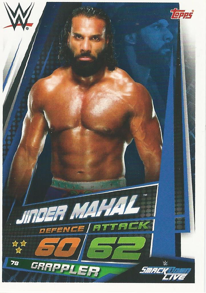 WWE Topps Slam Attax Universe 2019 Jinder Mahal #78