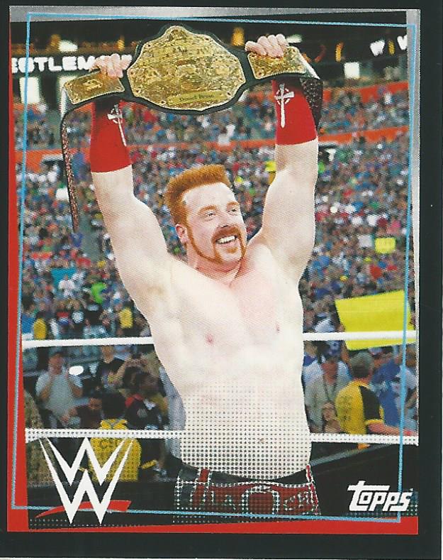 WWE Topps Road to Wrestlemania Stickers 2021 Sheamus #78