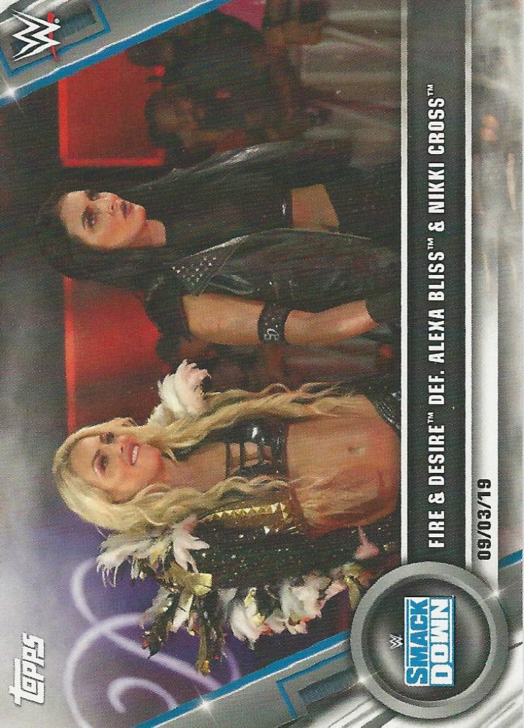 WWE Topps Women Division 2020 Mandy Rose and Sonya Deville #78
