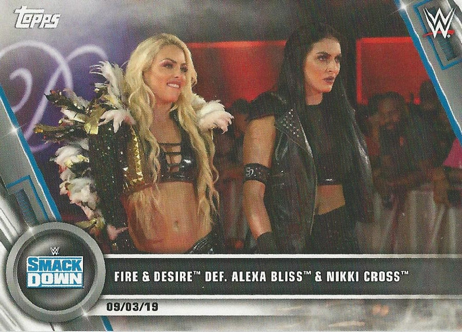 WWE Topps Women Division 2020 Mandy Rose and Sonya Deville #78