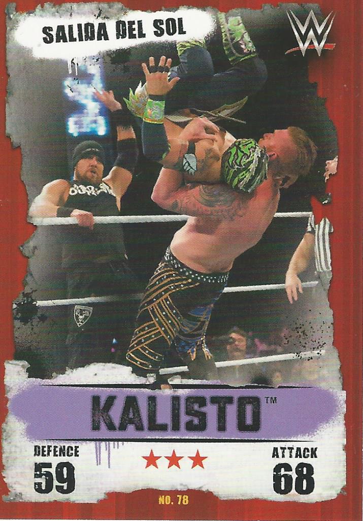 WWE Topps Slam Attax Takeover 2016 Kalisto #78
