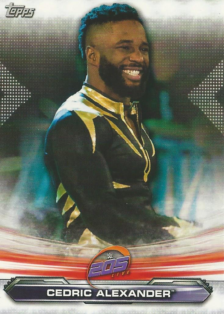 WWE Topps Raw 2019 Cedric Alexander #78