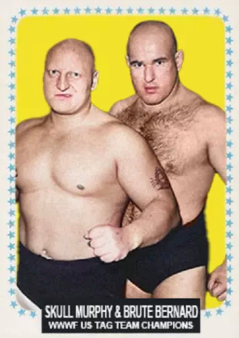 Skull Murphy & Brute Bernard trading card PW Catalog