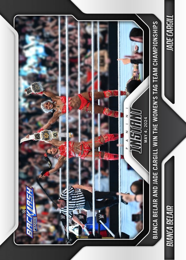 Bianca Belair / Jade Cargill – Bianca Belair and Jade Cargill Win the Women’s TAG Team Championships trading card PW Catalog