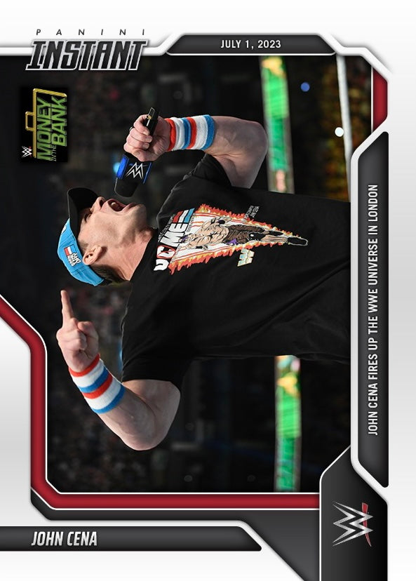 John Cena – John Cena Fires UP the WWE Universe in London trading card PW Catalog
