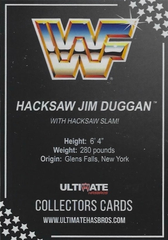 Hacksaw JIM Duggan trading card PW Catalog