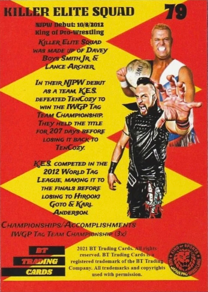 Killer Elite Squad trading card PW Catalog