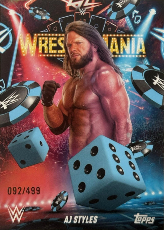 AJ Styles trading card PW Catalog
